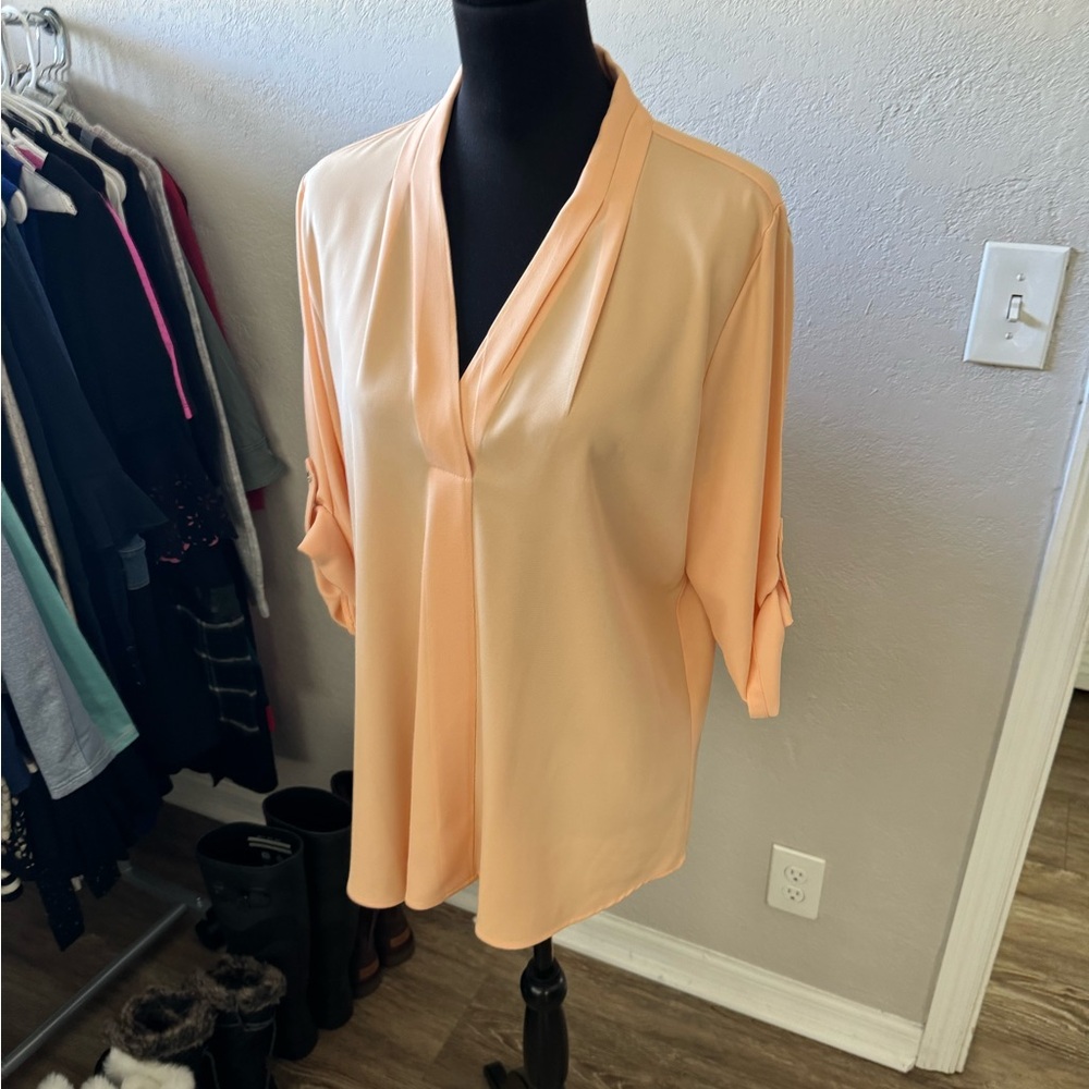 Calvin Klein Peach Blouse!